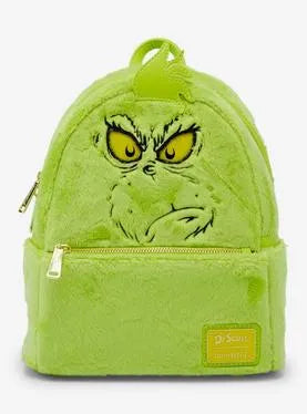 dr seuss mini backpack loungefly Dr. Seuss Plush Grinch Light-Up Cosplay Mini-Backpack