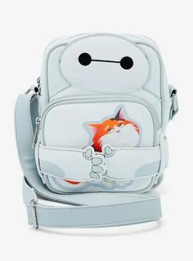 big hero 6 baymax cosplay mini backpack Loungefly Big Hero 6 10th Anniversary Baymax Crossbuddies Bag