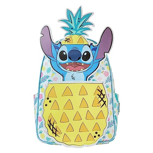 Loungefly Disney Backpack Pineapple Stitch Mini Backpack Amazon Excl LF Lounge VIP