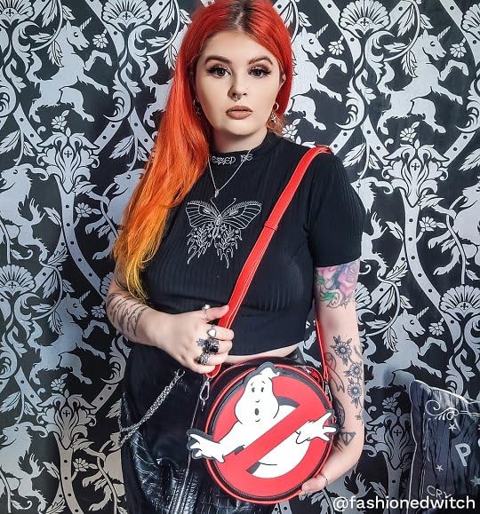 Ghostbusters Logo Glow Crossbody Bag