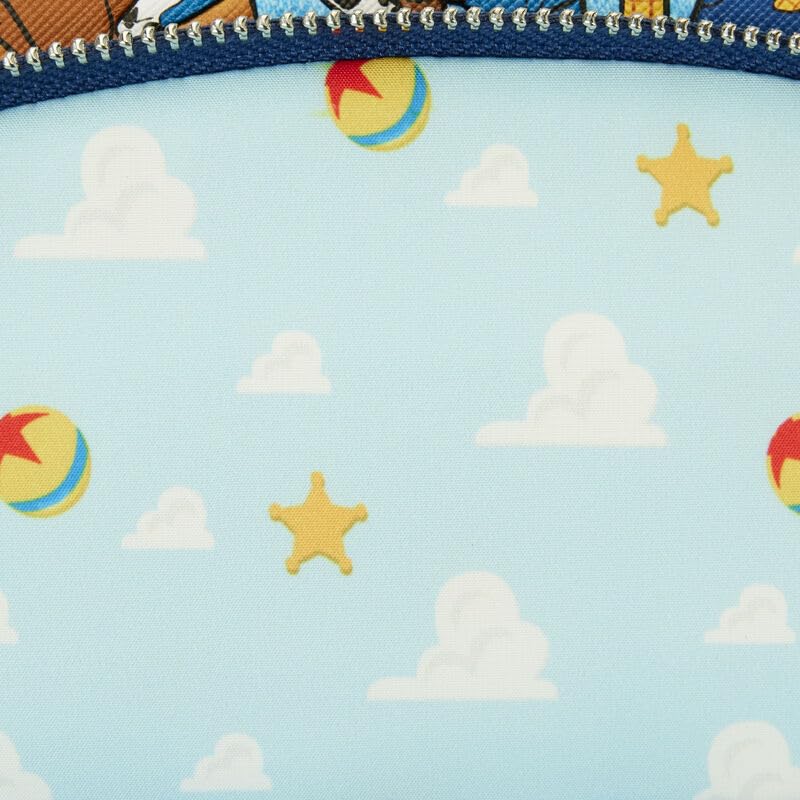 Loungefly Pixar Toy Story Movie Collab Triple Pocket Mini Backpack