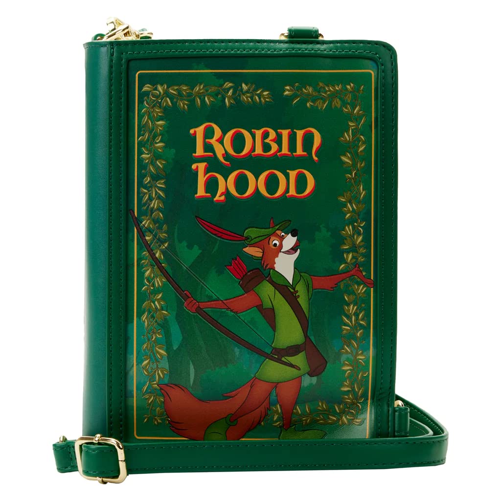 Loungefly Disney Robin Hood Book Convertible Crossbody LF Lounge VIP