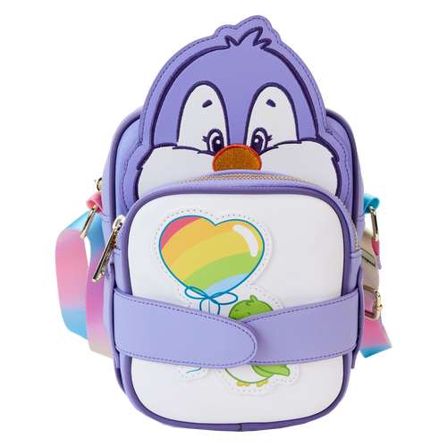 Loungefly Care Bear Cousins Cozy Heart Penguin Crossbuddies Crossbody Purse w/Coin Bag