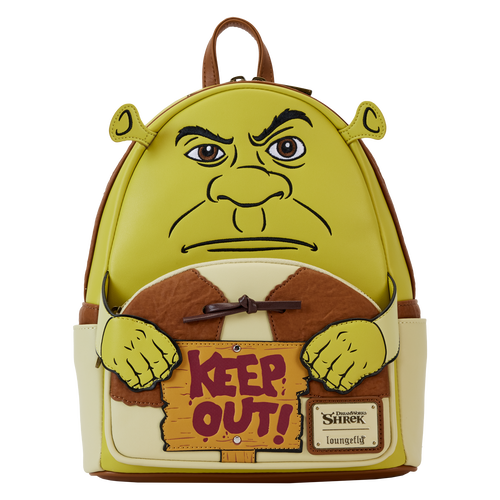 Loungefly Shrek Keep Out Cosplay Mini Backpack