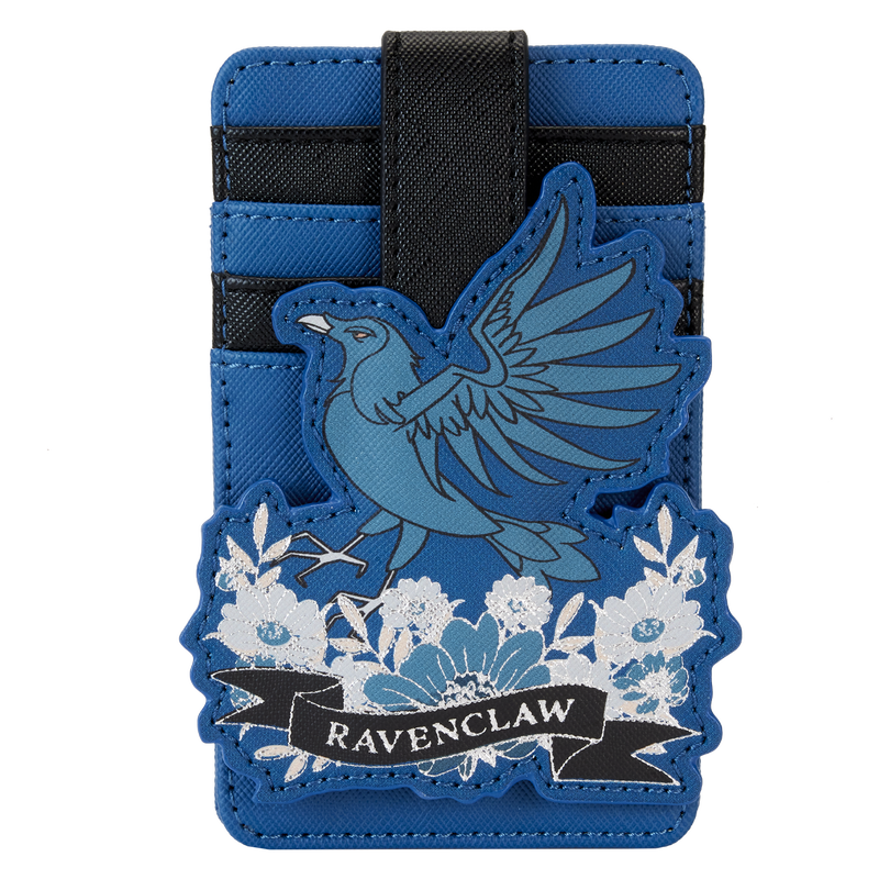 Loungefly Harry Potter Ravenclaw House Floral Tattoo Card Holder