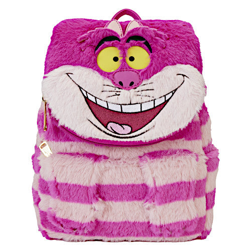 cheshire cat loungefly mini backpack EXCLUSIVE DROP: Loungefly Cheshire Cat Plush Light Up Cosplay Mini Backpack