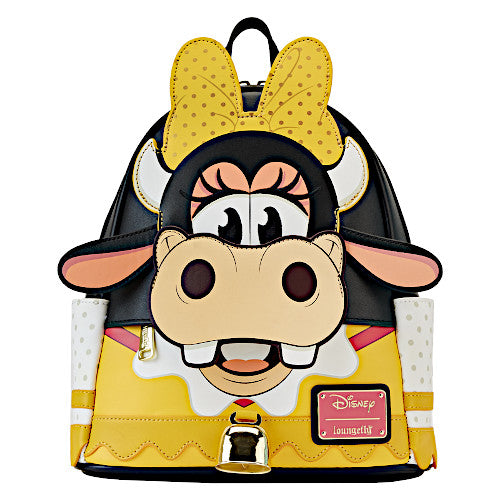 cow mini backpack Limited Edition Clarabelle Cow Cosplay Mini Backpack | Officially Licensed | Plastic/Vegan Leather