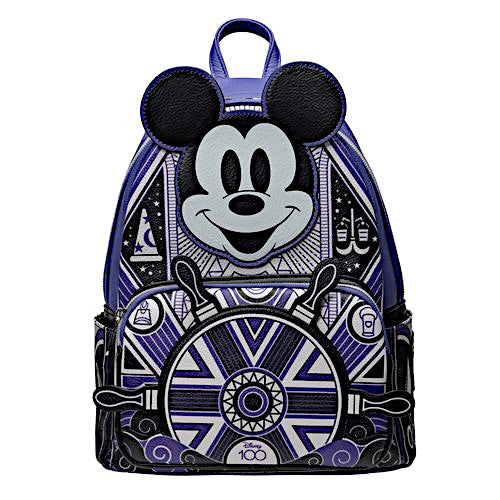 Steamboat Willie 2024 Disney 100 Loungefly Backpack - New 2023 Disney Parks