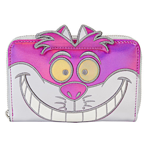 EXCLUSIVE DROP: Loungefly Disney100 Platinum Cheshire Cat Cosplay Wallet - 12/6/23