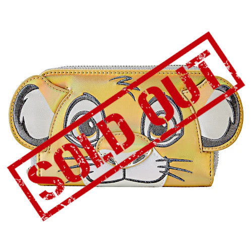 Disney100 Exclusive Platinum Simba Cosplay Zip Around Wallet | Officially Licensed | Plastic/Vegan Leather