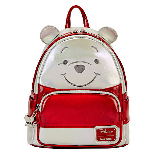 disney100 platinum stitch cosplay mini backpack Disney100 Limited Edition Exclusive Platinum Winnie the Pooh Cosplay Mini Backpack | Officially Licensed | Plastic/Vegan Leather