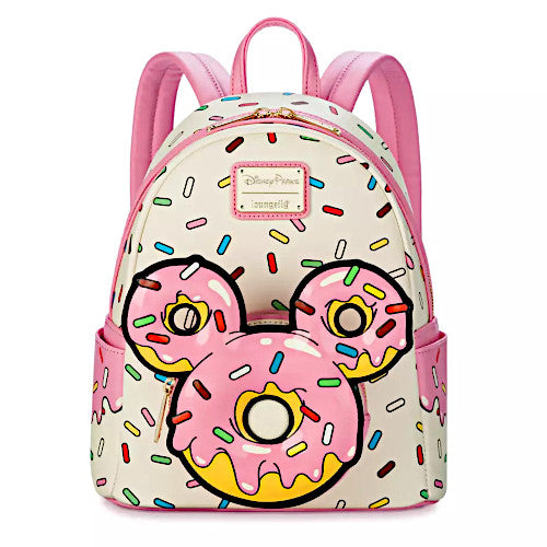 disneyland loungefly mini backpack Loungefly Disney's Mickey Mouse Disney Eats Doughnut Mini Backpack,