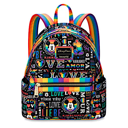 EXCLUSIVE DROP: Loungefly Disney Parks Mickey Mouse Pride Collection Mini Backpack - 5/13/24