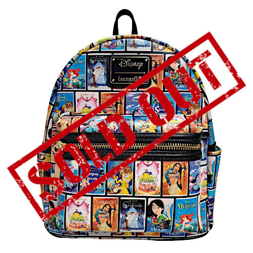 Loungefly Disney VHS Tapes Mini Backpack