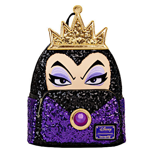 Snow White Evil Queen Exclusive Sequin Cosplay Mini Backpack | Officially Licensed | Plastic/Vegan Leather
