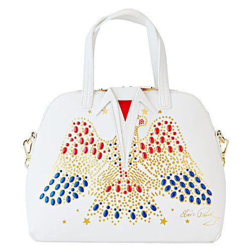 EXCLUSIVE DROP: Loungefly Elvis Presley Jumpsuit Cosplay Crossbody Bag - 8/17/23