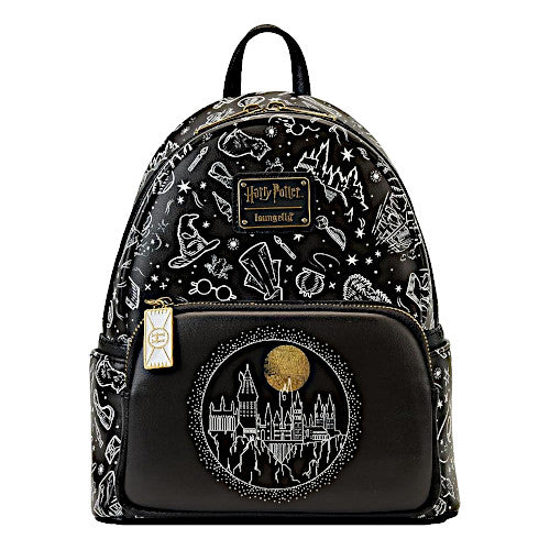 EXCLUSIVE DROP: Loungefly Harry Potter Hogwarts AOP Mini Backpack