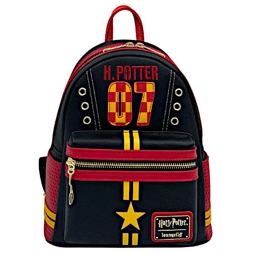 harry potter mini backpack EXCLUSIVE DROP: Loungefly Harry Potter Quidditch 07 Uniform Mini Backpack