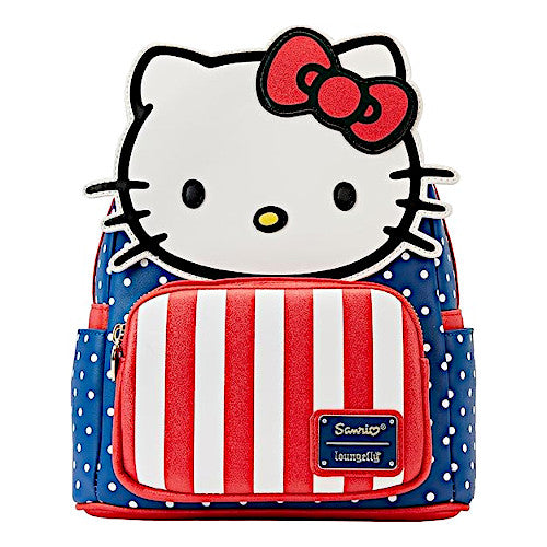 hello kitty moustache backpack Loungefly Hello Kitty Patriotic Mini Backpack, Amazon Exclusive