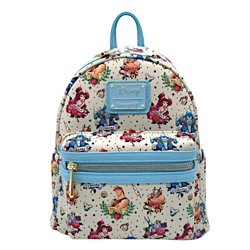 disney princess floral tattoo mini backpack EXCLUSIVE RESTOCK: Loungefly Hercules Tattoo Mini Backpack