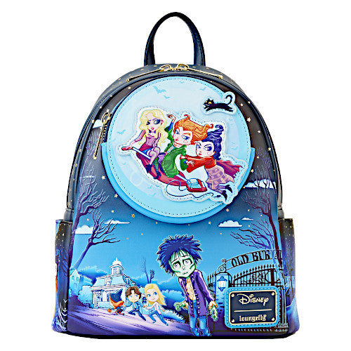 hocus pocus chibi mini backpack Hocus Pocus Poster Mini Backpack by Loungefly