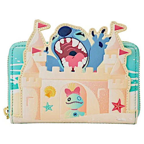 Loungefly Lilo & Stitch Sandcastle Beach Surprise Stitch Wallet