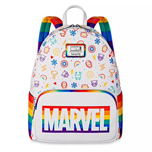 deadpool mini backpack EXCLUSIVE DROP: Loungefly Marvel Pride Collection Mini Backpack
