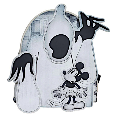 ghost mickey halloween loungefly mini backpack Loungefly Disney Mickey Mouse Haunted House Mini Backpack