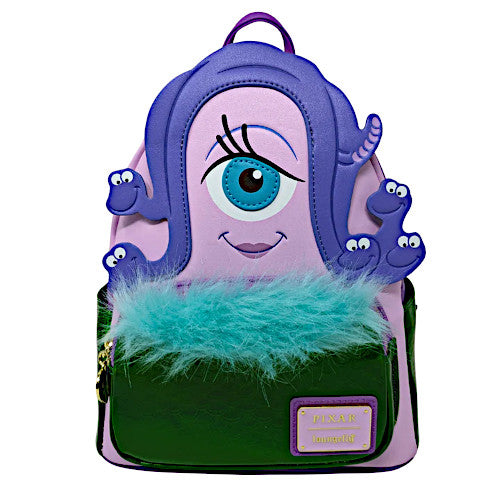 mike and celia monsters inc EXCLUSIVE DROP: Loungefly Monsters Inc Celia Mae Cosplay Mini Backpack – LF Lounge VIP