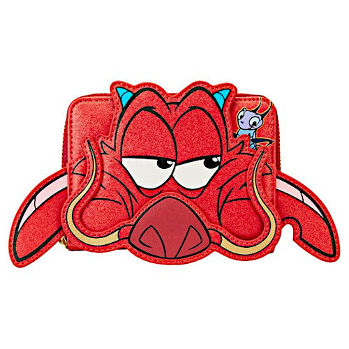 Loungefly Mulan 25th Anniversary Glitter Mushu Cosplay Wallet