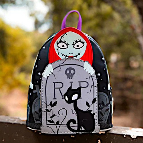 EXCLUSIVE DROP: Loungefly Nightmare Before Christmas Sally Cemetery Glow Mini Backpack - 10/6/23