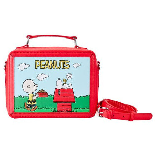 Loungefly Peanuts Charlie Brown Lunchbox Crossbody Bag