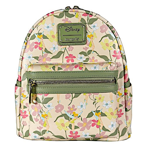disney tinkerbell mini backpack EXCLUSIVE DROP: Loungefly Peter Pan Tinkerbell Floral Mini Backpack