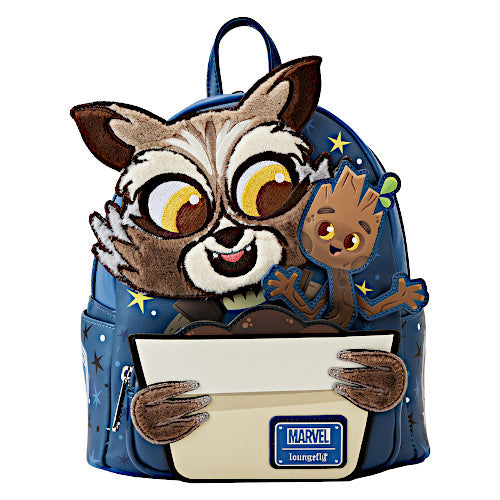 baby groot mini backpack DLR/WDW and instantly recognizable Marvel Loungefly Groot Mini Backpack