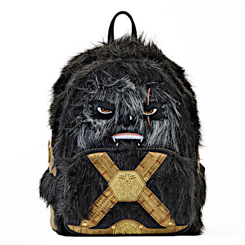 chewbacca mini backpack EXCLUSIVE DROP: Loungefly SDCC 2023 Star Wars Krrsantan Cosplay Mini B – LF Lounge VIP
