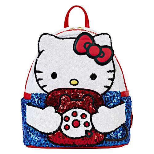 EXCLUSIVE DROP: Loungefly Sanrio Hello Kitty Phone Sequin Mini Backpack - 3/1/24