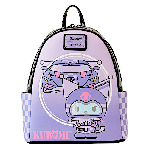 EXCLUSIVE DROP: Loungefly Sanrio Kuromi Tokyo Speed Racer Mini Backpack - 6/21/23