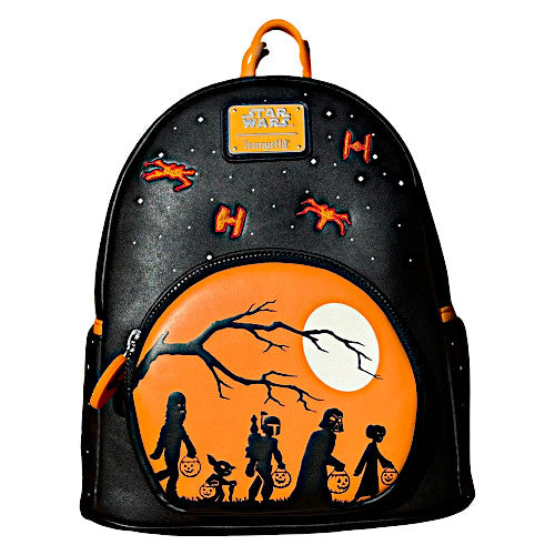 EXCLUSIVE DROP: Loungefly Star Wars Halloween Trick Or Treat Glow Mini Backpack - 7/14/23