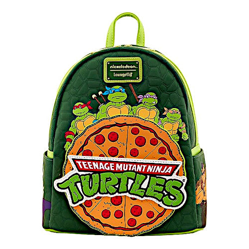 EXCLUSIVE DROP: Loungefly Teenage Mutant Ninja Turtles Group Pizza Mini Backpack - 7/17/23