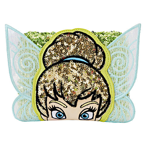 EXCLUSIVE DROP: Loungefly Tinker Bell Sequin Cosplay Wallet 2/19