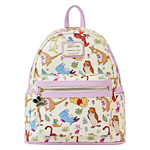 EXCLUSIVE DROP: Loungefly Winnie The Pooh & Friends Character AOP Mini Backpack