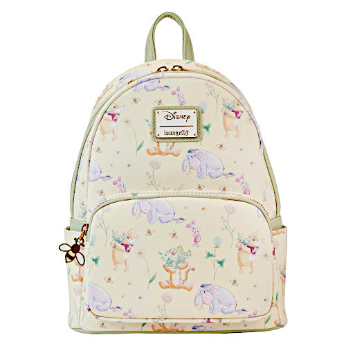 Loungefly Disney Winnie The Pooh And Friends Floral Mini Backpack Loungefly Disney Winnie The Pooh And Friends Floral Mini Backpack