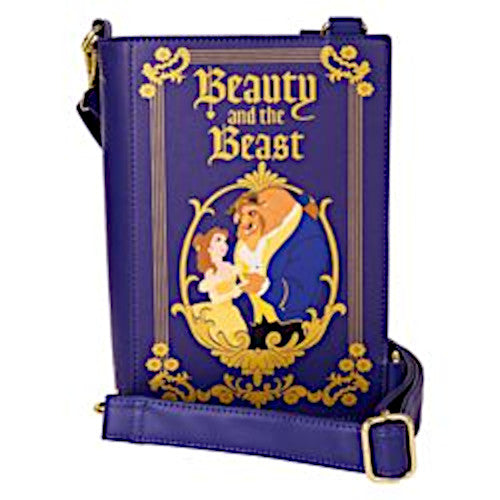 EXCLUSIVE DROP: Loungefly Beauty And The Beast Book Convertible Backpack Crossbody Bag - 3/18/25