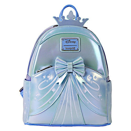 EXCLUSIVE DROP: Loungefly Cinderella Shiny Series Iridescent Cosplay Mini Backpack - 2/10/25