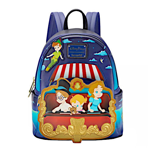 disney planes mini backpack EXCLUSIVE DROP: Loungefly Disney Parks Peter Pan's Flight Mini Backpac – LF Lounge VIP