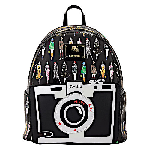 EXCLUSIVE DROP: Loungefly Emily In Paris Camera AOP Mini Backpack - 10/24/25