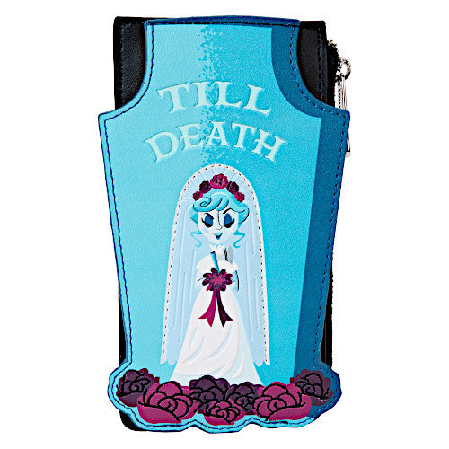 EXCLUSIVE DROP: Loungefly Haunted Mansion Constance Hatchaway Black Widow Bride Card Holder Wallet - 8/16/24
