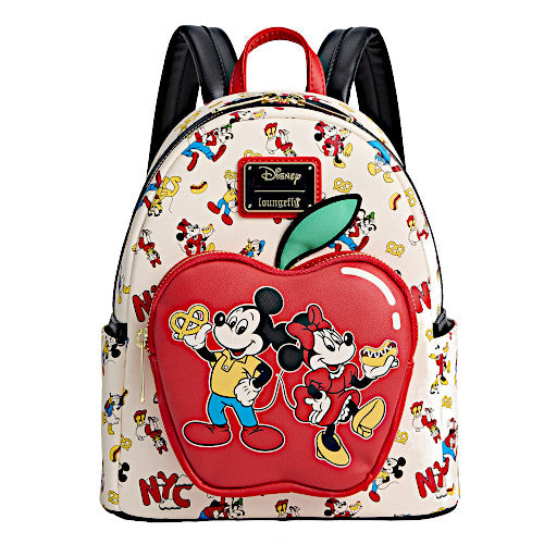 Loungefly Disney | Macy's Mickey Mouse & Minnie Mouse Printed Mini Backpack, Macy's Exclusive