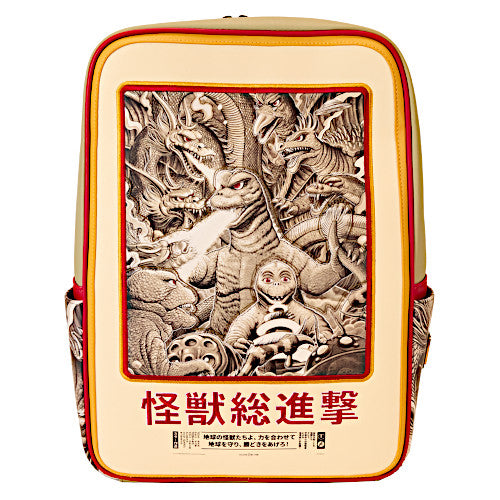 godzilla mini backpack NYCC Limited Edition Godzilla Glow Full-Size Backpack With Sound Effects | Officially Licensed | Plastic/Vegan Leather
