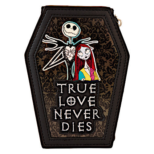 EXCLUSIVE DROP: Loungefly NYCC 2024 The Nightmare Before Christmas Jack & Sally Coffin Card Holder Wallet - 10/17/24